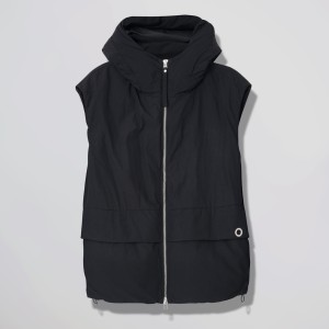HYBRID PUFFER JACKET IN BLACK