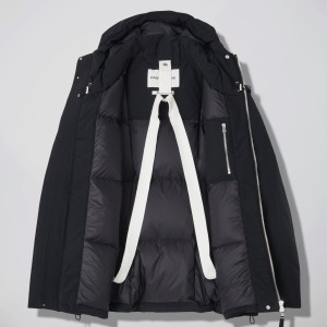 HYBRID PUFFER JACKET IN BLACK