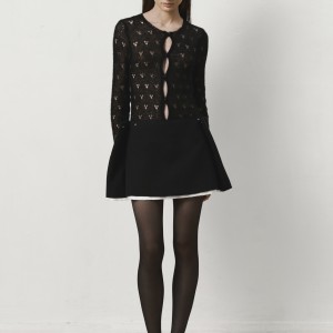 'INGLE" SKIRT IN BLACK