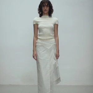 IRENE PATCHED SKIRT IVORY