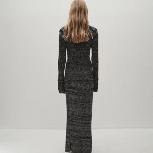 JULIET KNIT SKIRT IN GREY