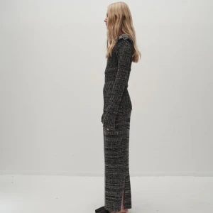 JULIET KNIT SKIRT IN GREY