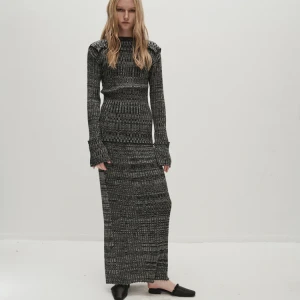 JULIET KNIT SKIRT IN GREY