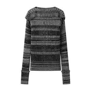 JULIET KNIT TOP IN GREY