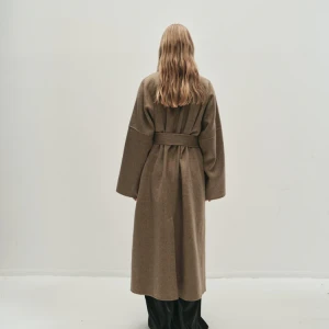 JULIET LONG COAT IN MOLE
