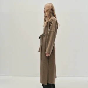 JULIET LONG COAT IN MOLE