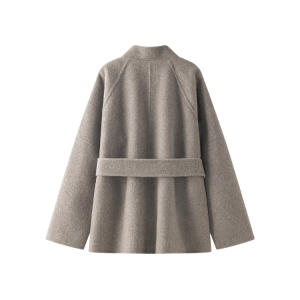 JULIET MIDI COAT IN MOLE