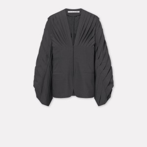 JUNO JACKET IN DARK GREY MELANGE