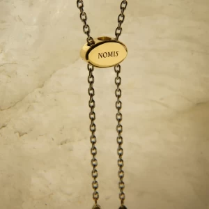 KABUKI NECKLACE 18K WHITE/YELLOW GOLD