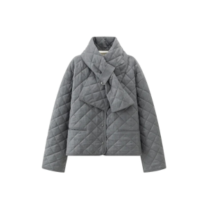 KALA CHECKED JACKET IN GREY
