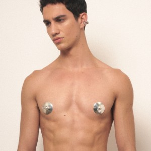 LAMINA DIAMANTI BROCH IN SILVER