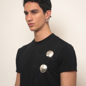 LAMINA DIAMANTI BROCH IN SILVER