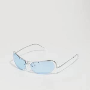 LANA SUNGLASSES SILVER LIGHT  BLUE