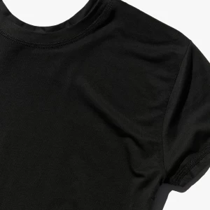 W - T-SHIRT SHORT SLEEVE LIGHTWEIGHT IN BLACK