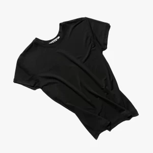 W - T-SHIRT SHORT SLEEVE LIGHTWEIGHT IN BLACK