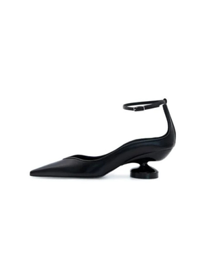 LOVE BLACK NAPPA LEATHER PUMPS 