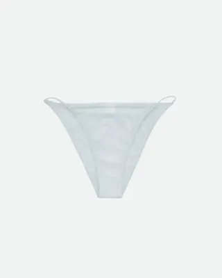 LOW-RISE BIKINI AQUA