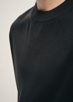 MILANO KNIT MOCKNECK SWEATER BLACK 