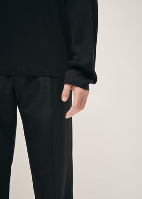 MILANO KNIT MOCKNECK SWEATER BLACK 