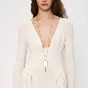  MIRROR PENDANT IN GOLD