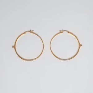 NENUPHAR HOOP EARRINGS IN ROSE GOLD