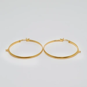 NENUPHAR HOOP EARRINGS IN GOLD 