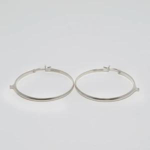 NENUPHAR HOOP EARRINGS IN SILVER 