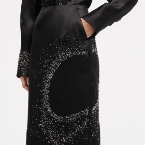 NURI SILK SKIRT IN BLACK