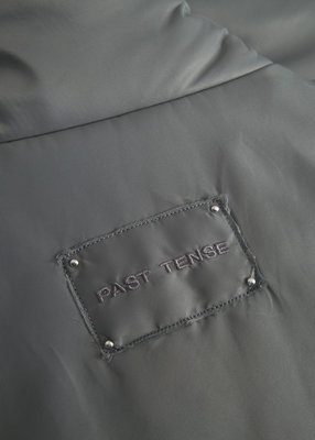 NYLON BOMBER JACKET SILVER GREY