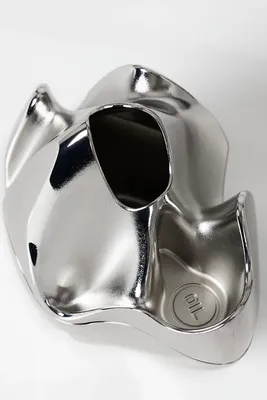 OIL BURNER IN SILVER