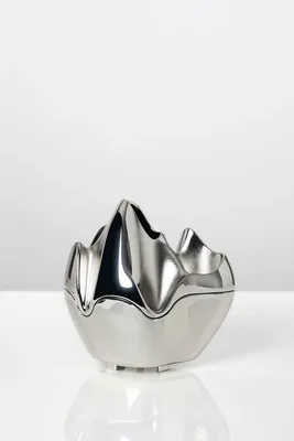 OIL BURNER IN SILVER