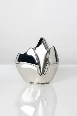 OIL BURNER IN SILVER