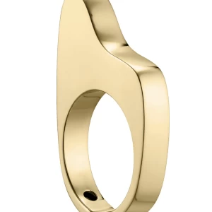 PEBBLE 01 EAR CUFF/RING  YELLOW GOLD