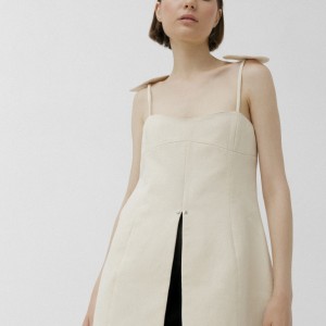 TOP 'PETALE' IN IVORY