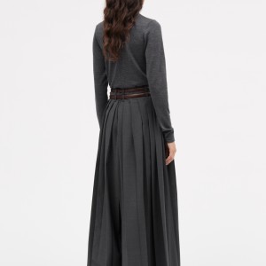 PHIA PANTS IN DARK GREY MELANGE