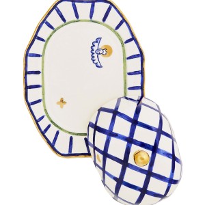 RABBIT BUTTER DISH MULTI