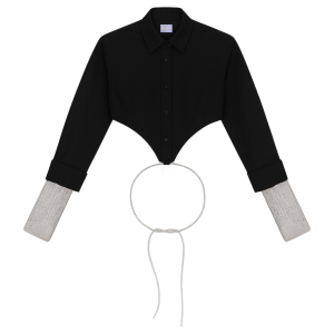 REDESIGNED SHIRT 154 IN BLACK