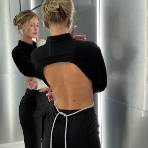 REDESIGNED SHIRT 154 IN BLACK