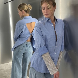 REDESIGNED SHIRT 156 IN BLUE CELL