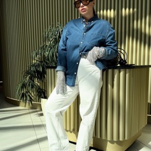 REDESIGNED SHIRT 156 IN LIGHT DENIM