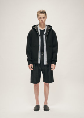 SCUBA HOODED SWEATSHIRT BLACK