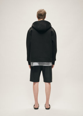 SCUBA HOODED SWEATSHIRT BLACK