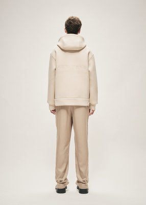 SCUBA HOODED SWEATERSHIRT LIGHT KHAKI