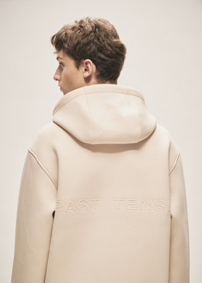 SCUBA HOODED SWEATERSHIRT LIGHT KHAKI