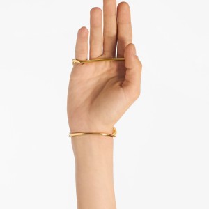 SERTI BRACELET SET IN GOLD