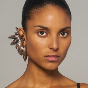 SPADA DROP EAR CUFF IN SILVER