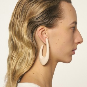 SPADA DROP EARRINGS IN NUDE