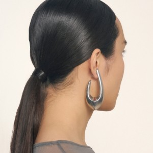 SPADA DROP EARRINGS IN SILVER