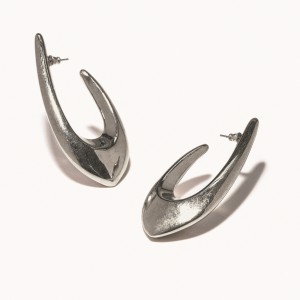 SPADA DROP EARRINGS IN SILVER