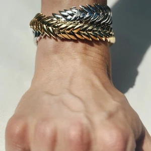 SPIKELET BRACELET IN SILVER